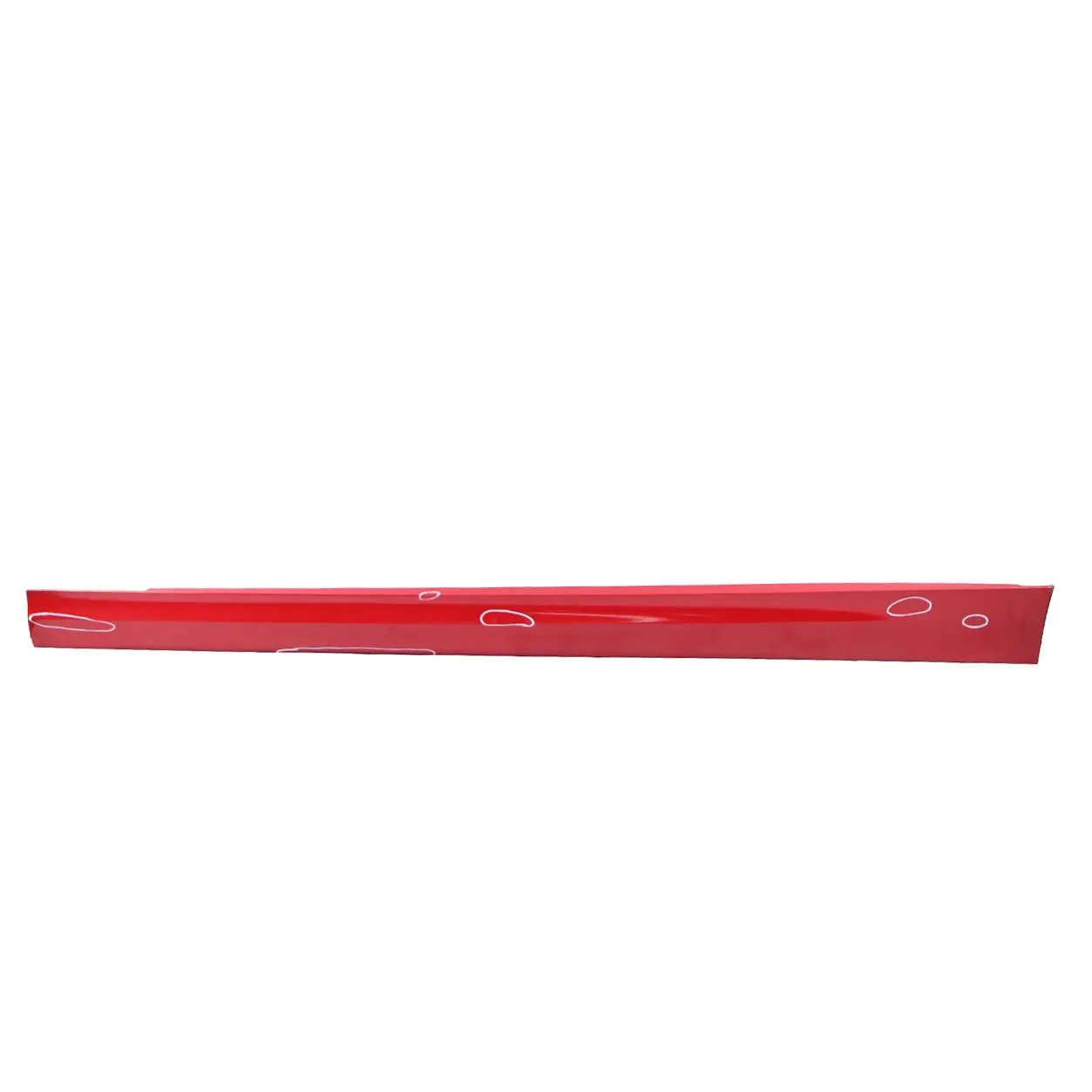 BMW 3 E90 E91 LCI Left N/S Cover Sill Strip Side Skirt Karmesinrot Red - A61