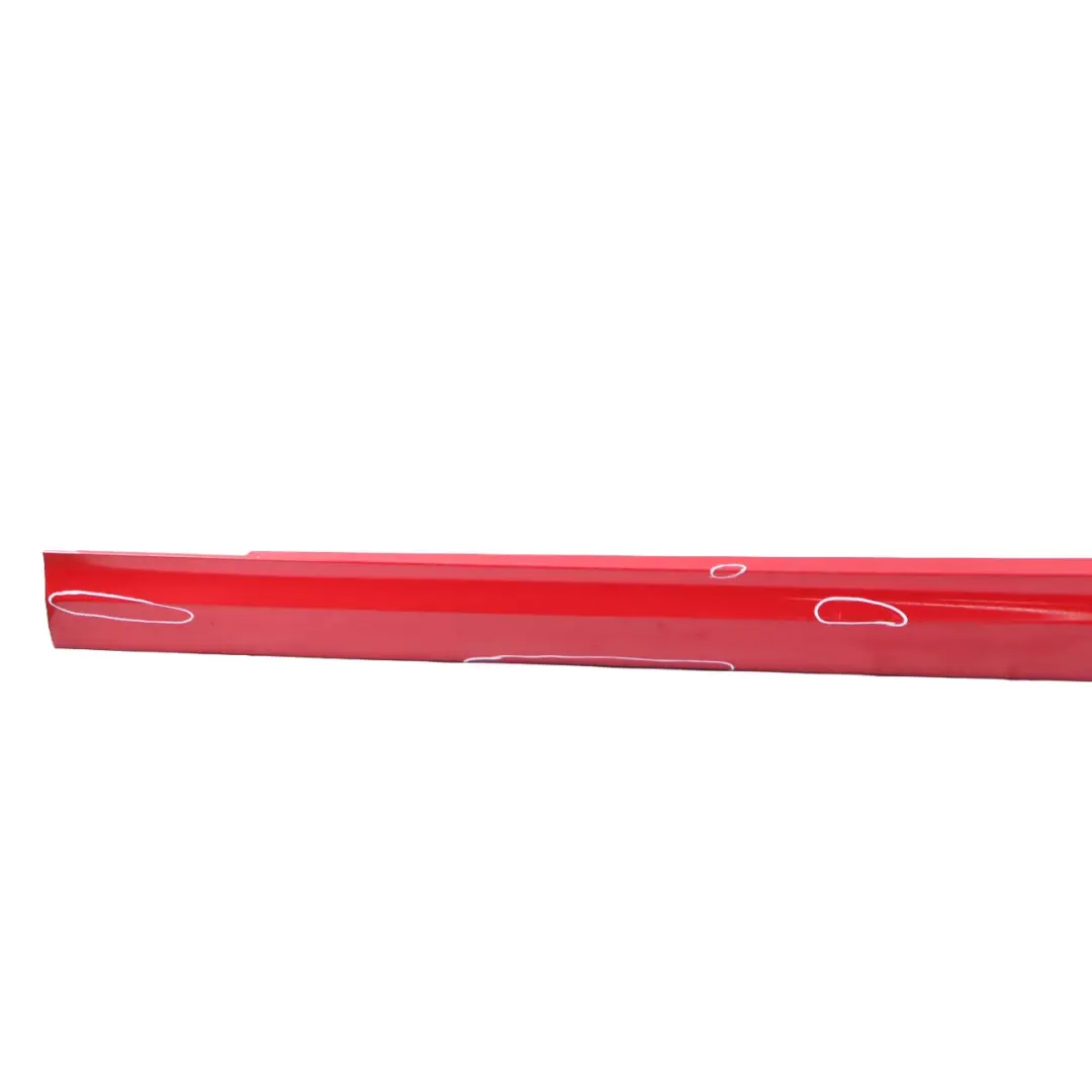 BMW 3 E90 E91 LCI Left N/S Cover Sill Strip Side Skirt Karmesinrot Red - A61