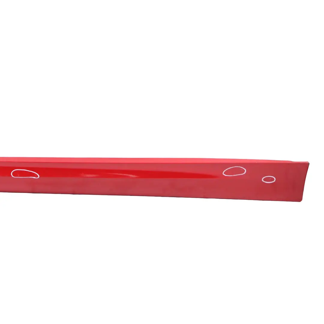 BMW 3 E90 E91 LCI Left N/S Cover Sill Strip Side Skirt Karmesinrot Red - A61