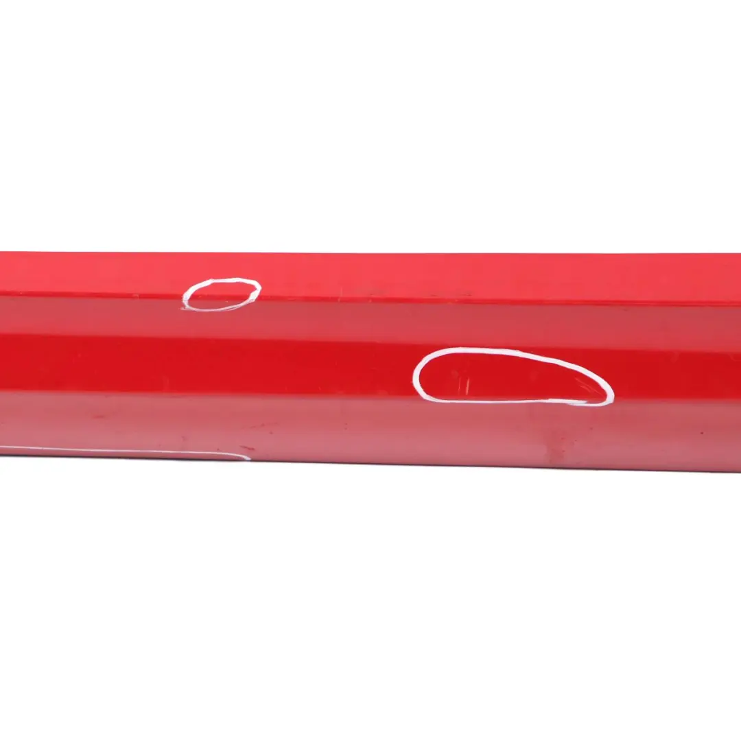 BMW 3 E90 E91 LCI Left N/S Cover Sill Strip Side Skirt Karmesinrot Red - A61