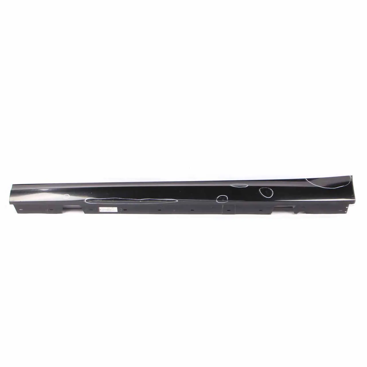 BMW E90 LCI Side Skirt Sill Strip Left N/S Trim Panel E91 Schwarz 2 Black - 668