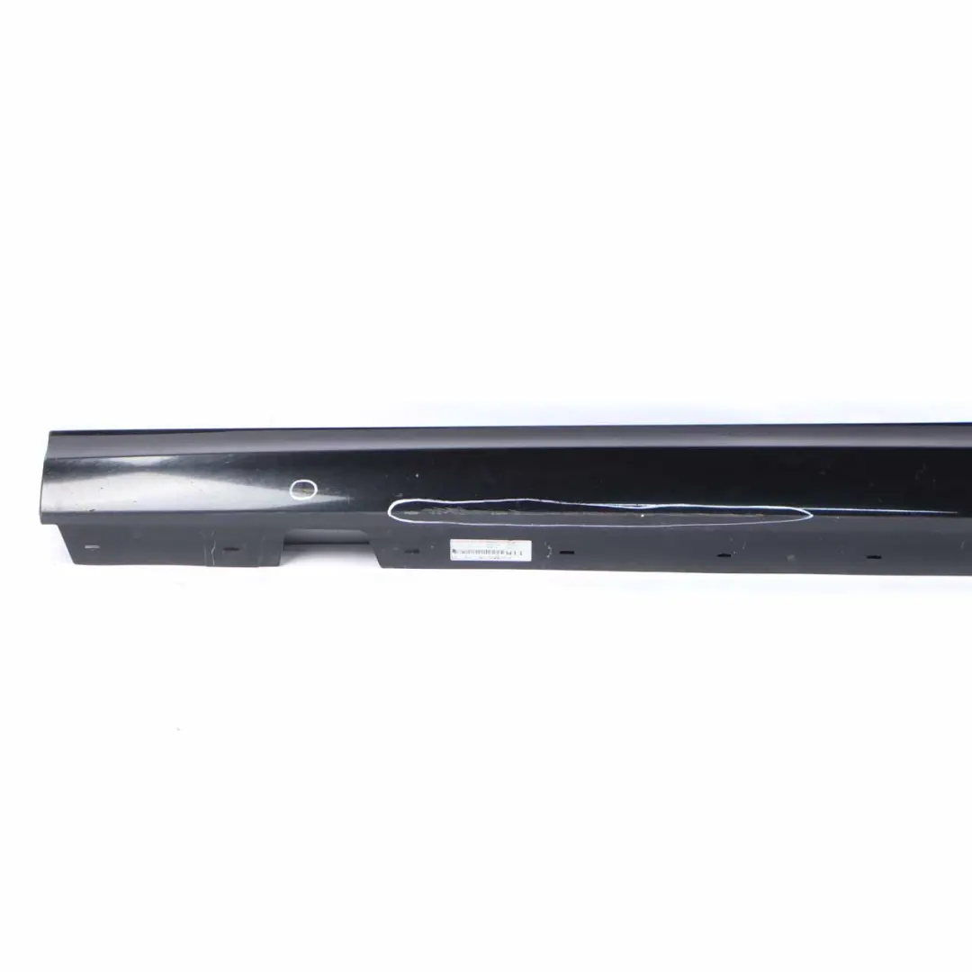 BMW E90 LCI Side Skirt Sill Strip Left N/S Trim Panel E91 Schwarz 2 Black - 668