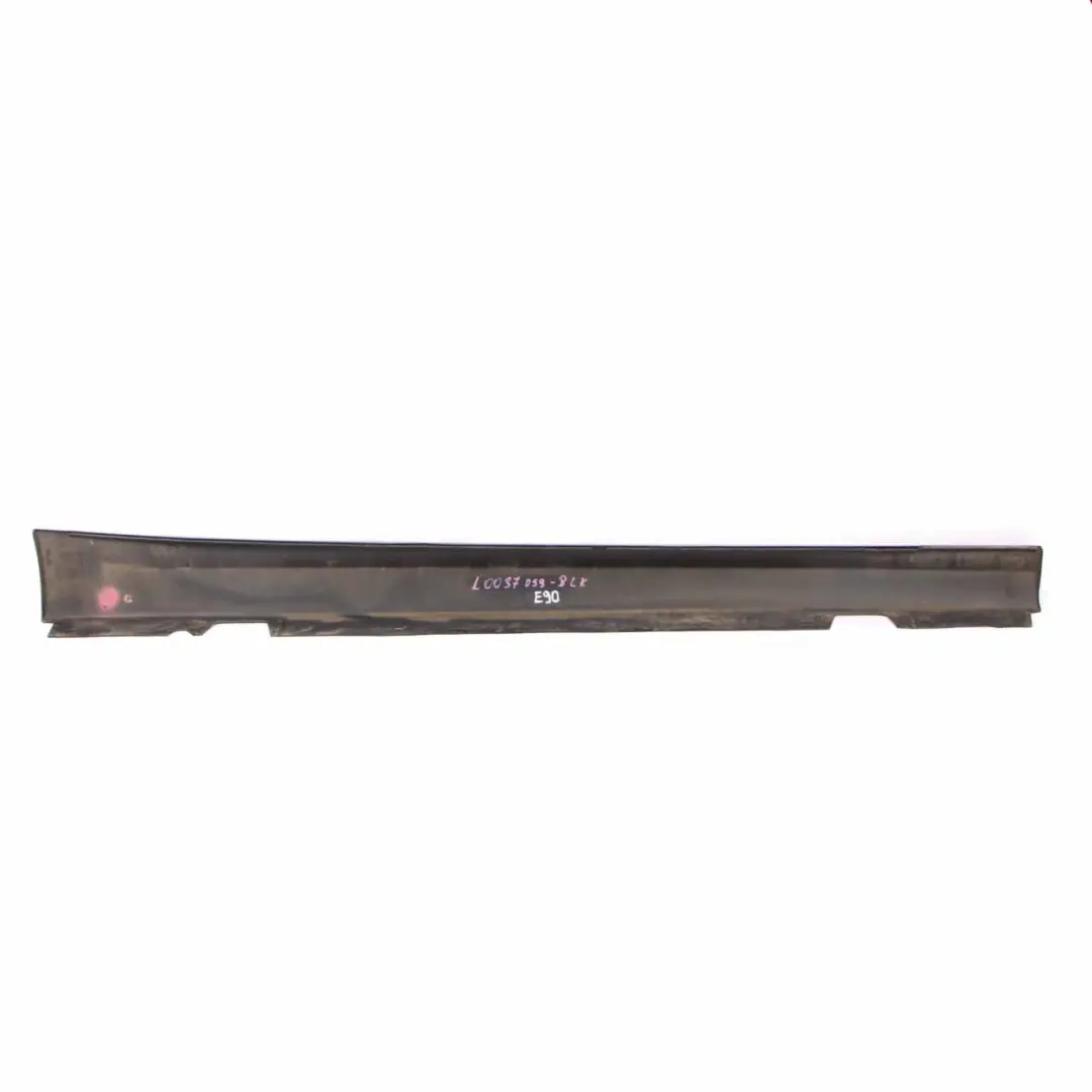 BMW E90 LCI Side Skirt Sill Strip Left N/S Trim Panel E91 Schwarz 2 Black - 668