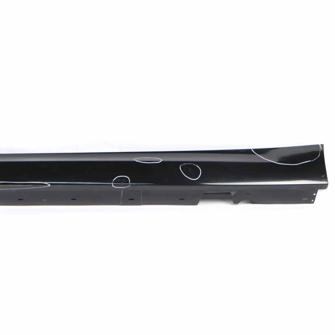 BMW E90 LCI Side Skirt Sill Strip Left N/S Trim Panel E91 Schwarz 2 Black - 668