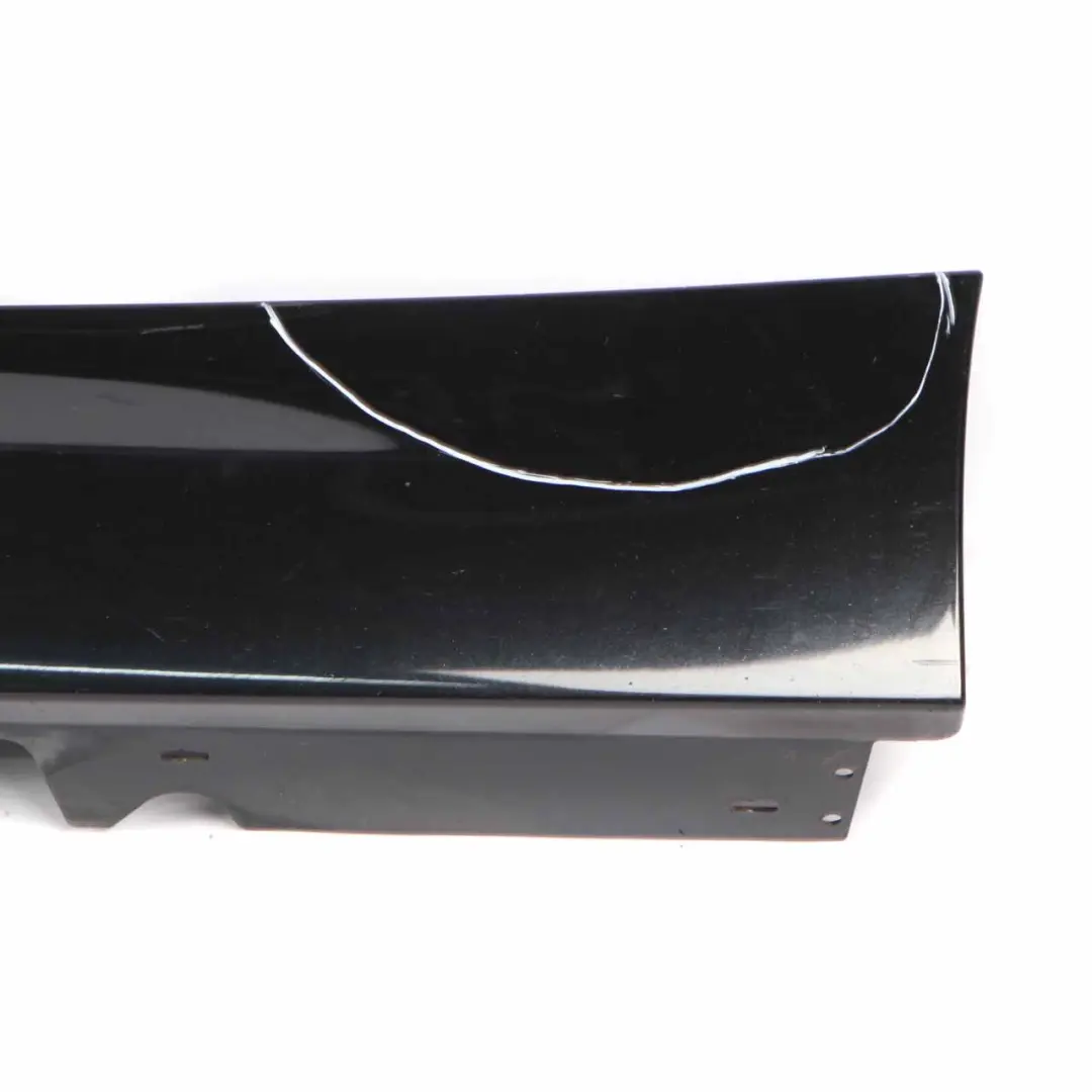 BMW E90 LCI Side Skirt Sill Strip Left N/S Trim Panel E91 Schwarz 2 Black - 668