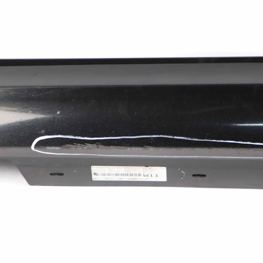 BMW E90 LCI Side Skirt Sill Strip Left N/S Trim Panel E91 Schwarz 2 Black - 668