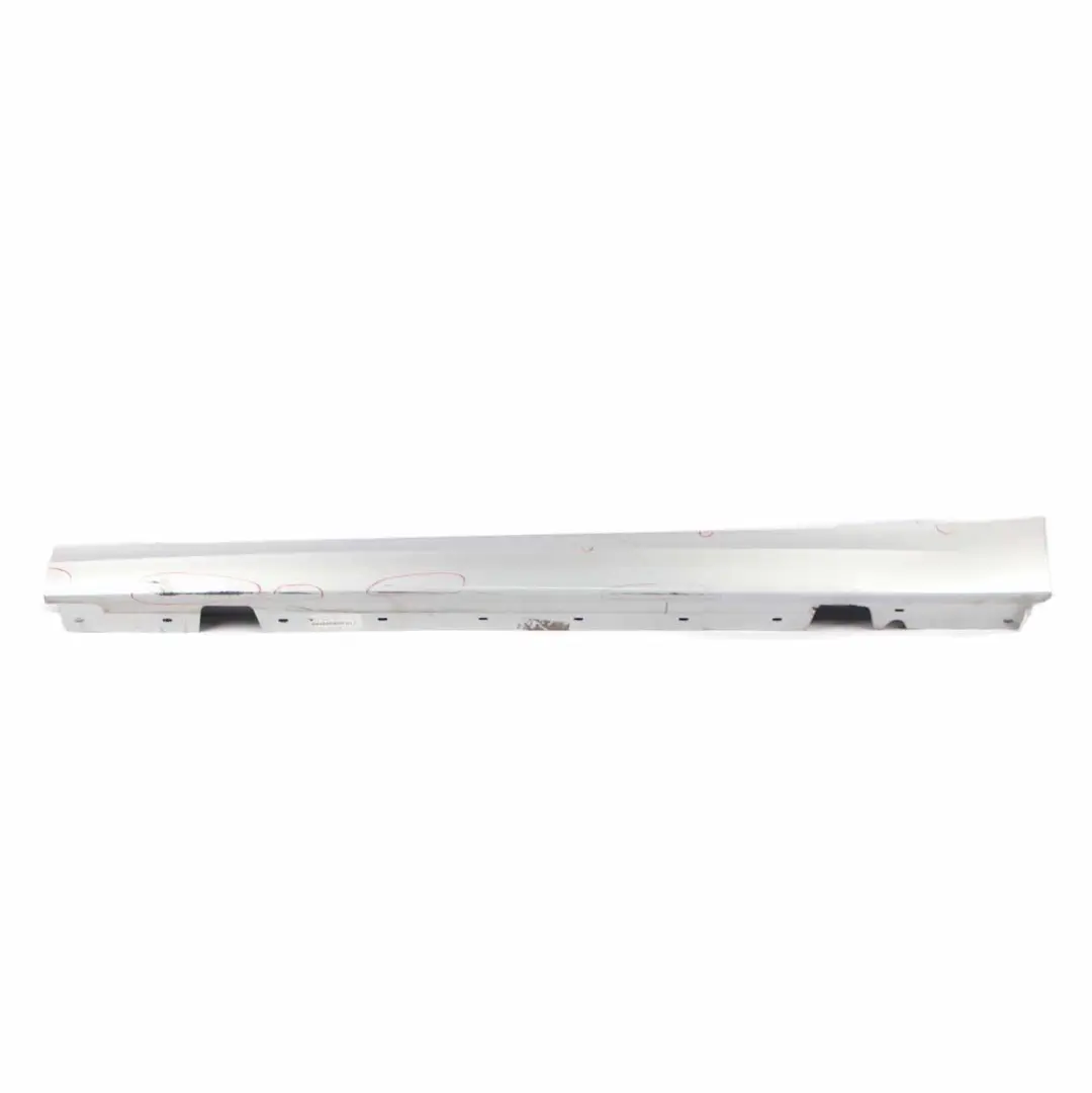 BMW E90 LCI Side Skirt Sill Strip Left N/S Titansilber Silver Metallic - 354