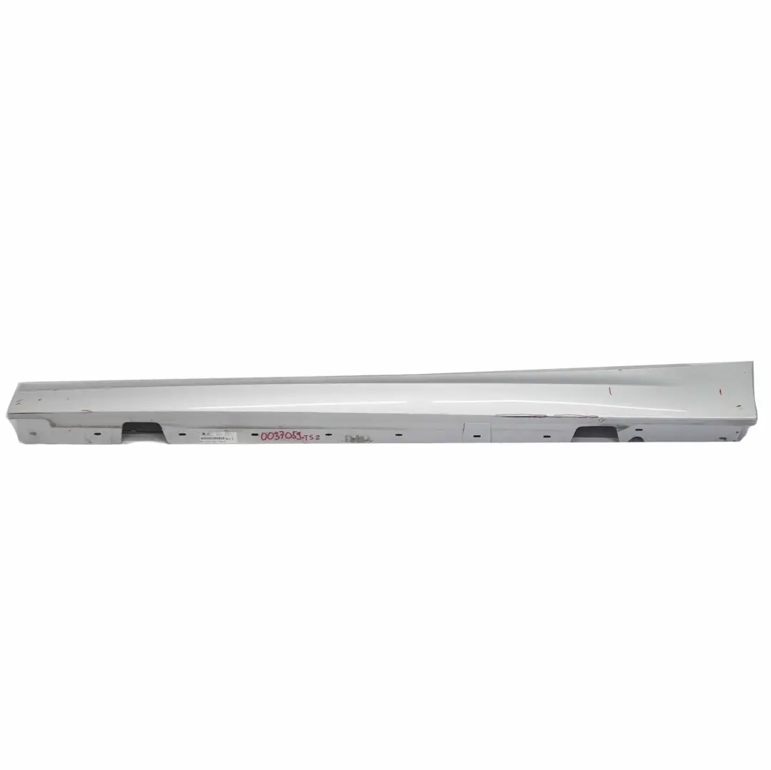 BMW E90 LCI Side Skirt Sill Strip Left N/S Titansilber Silver Metallic - 354