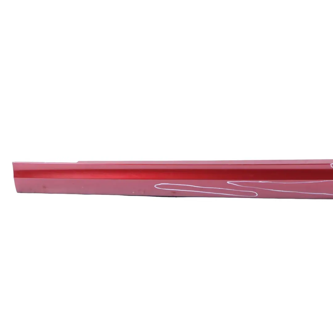 BMW 3 E90 E91 LCI Cover Sill Strip Side Skirt Left N/S Vermilionrot Red - A82