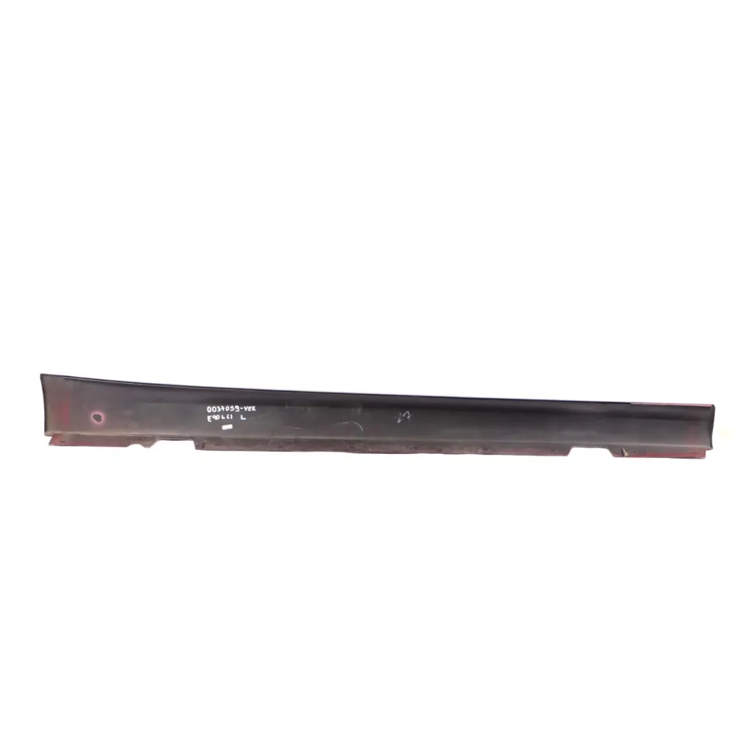 BMW 3 E90 E91 LCI Cover Sill Strip Side Skirt Left N/S Vermilionrot Red - A82