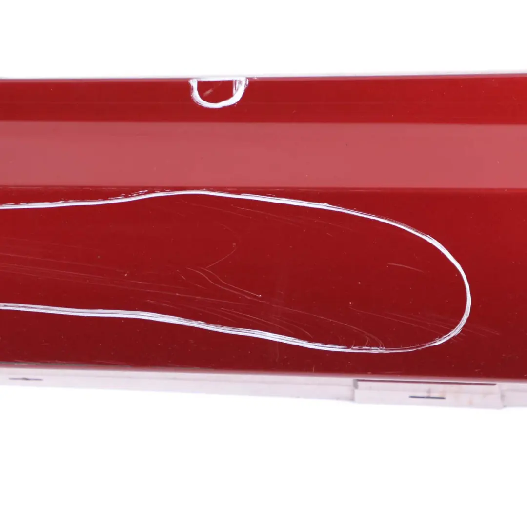 BMW 3 E90 E91 LCI Cover Sill Strip Side Skirt Left N/S Vermilionrot Red - A82