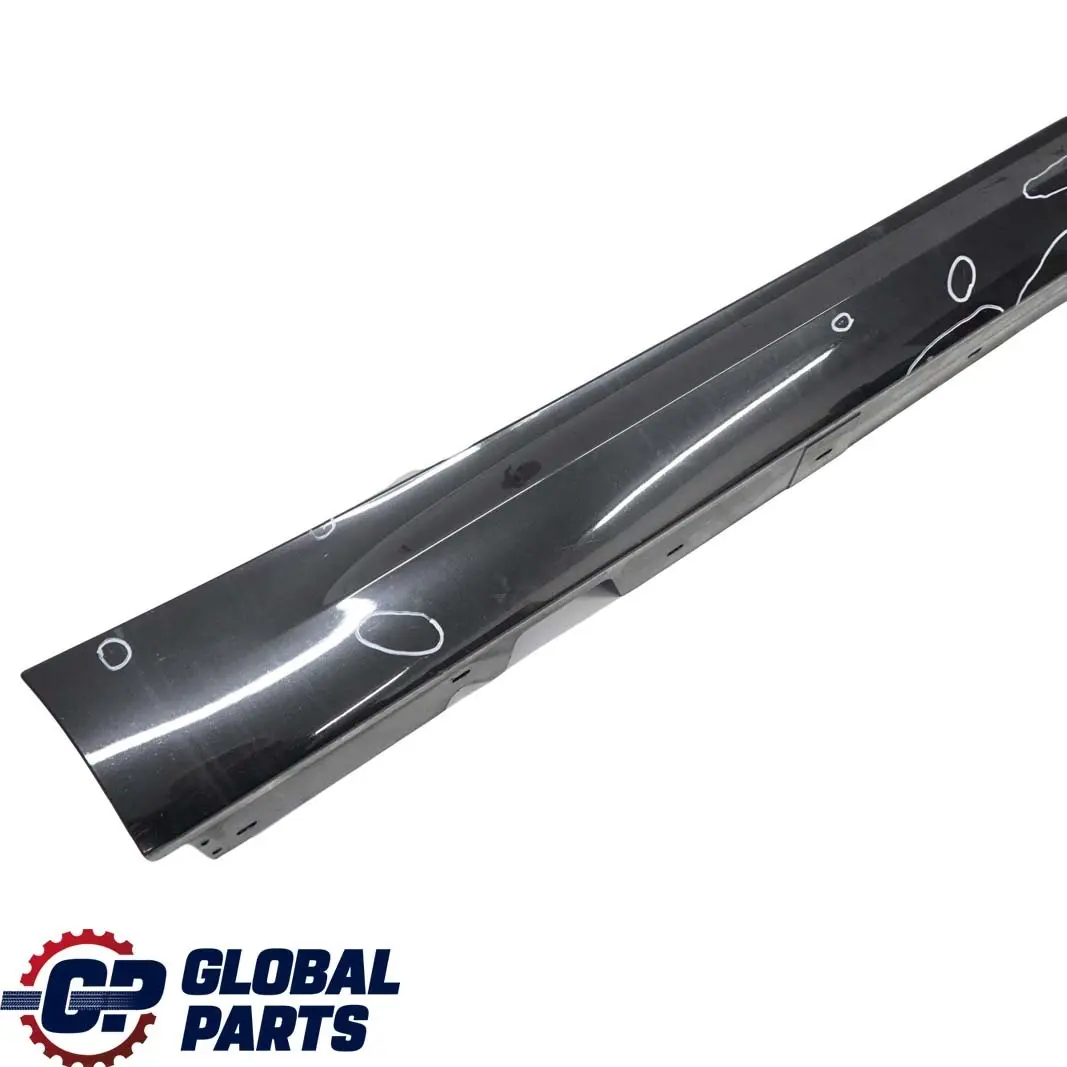 BMW 3 E90 E91 LCI 3 Sill Strip Side Skirt Right O/S Black Sapphire Metallic 475