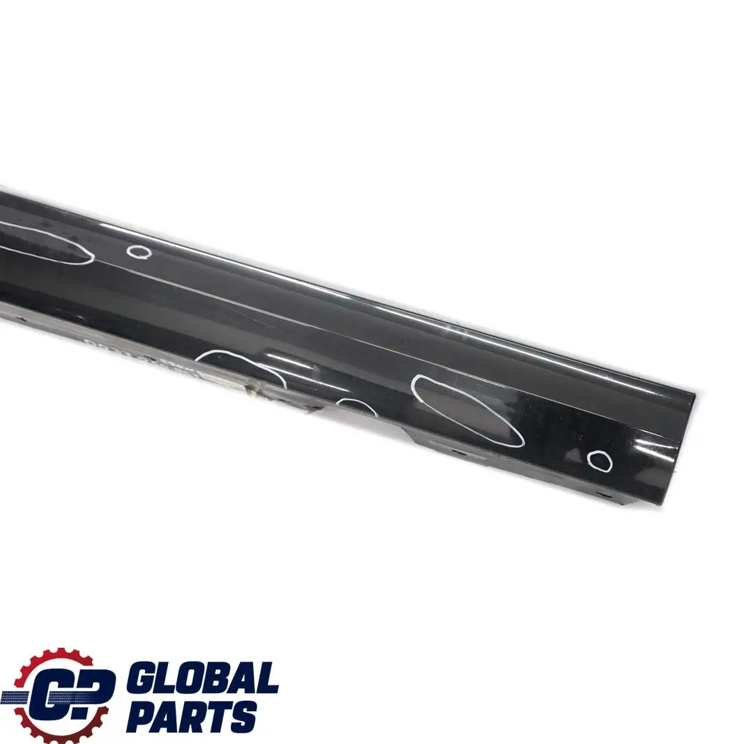 BMW 3 E90 E91 LCI 3 Sill Strip Side Skirt Right O/S Black Sapphire Metallic 475