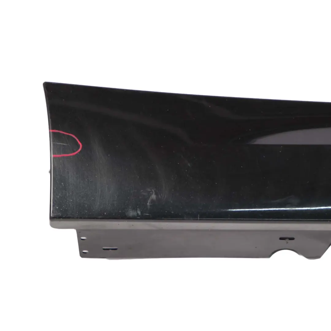 BMW 3 E90 E91 LCI Sill Strip Side Skirt Right O/S Black Sapphire Metallic - 475