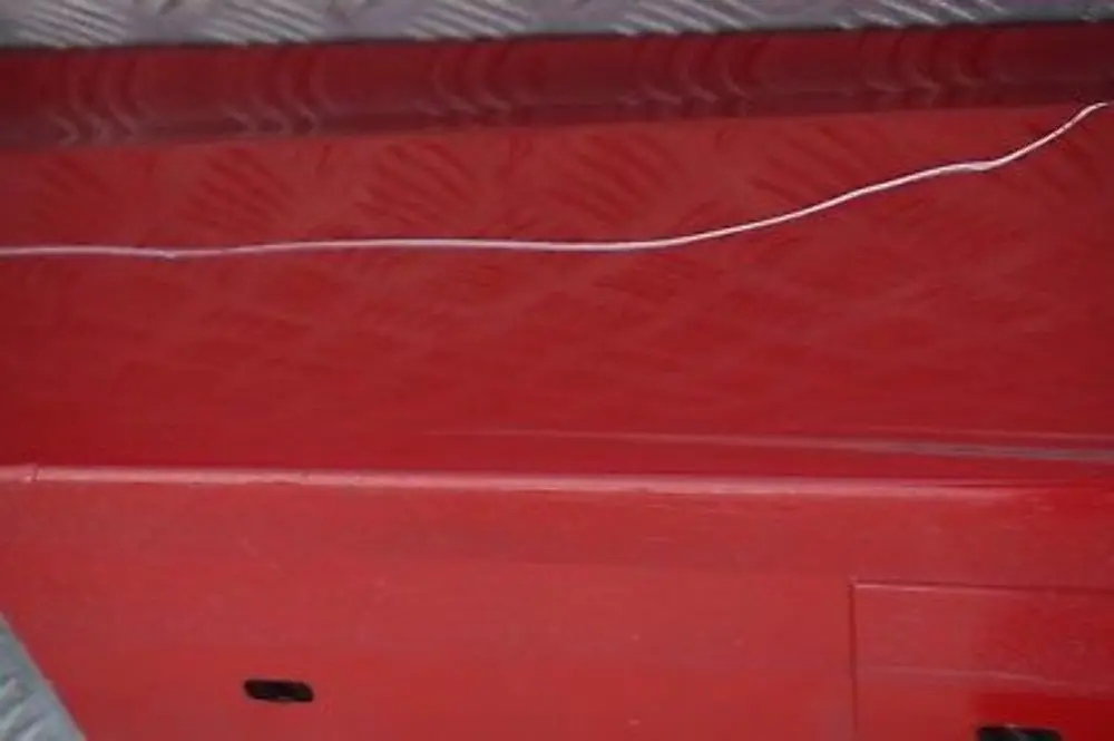 BMW E90 E91 LCI Sill Strip Faldon Lateral Derecho Karmesinrot Rojo Carmesi