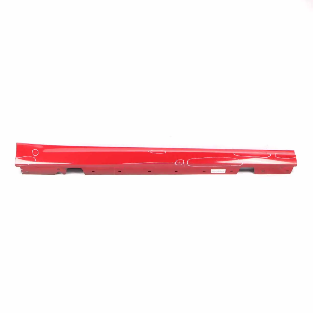 BMW E90 E91 LCI  Sill Strip Side Skirt Right O/S Karmesinrot Karmesin Red - A61