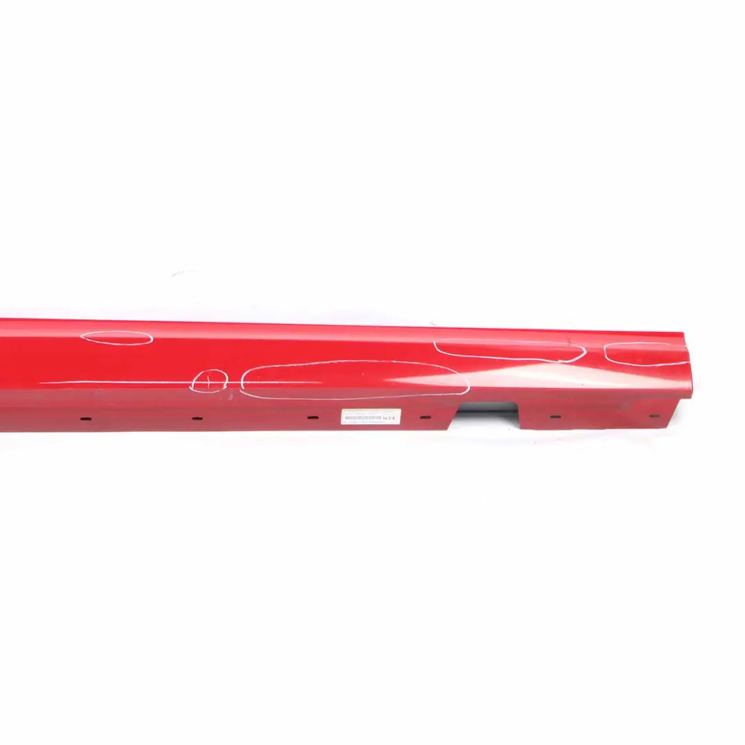 BMW E90 E91 LCI  Sill Strip Side Skirt Right O/S Karmesinrot Karmesin Red - A61