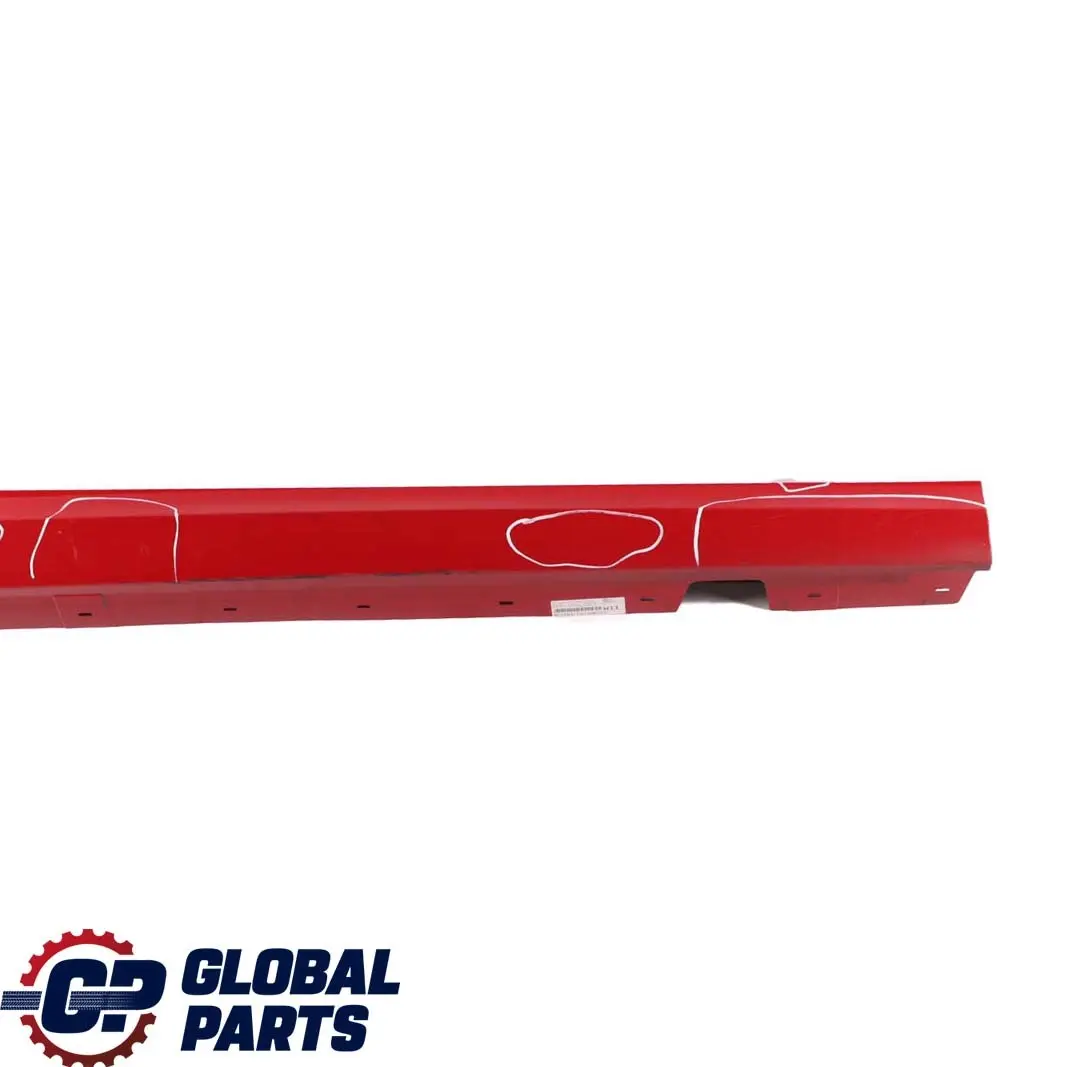 BMW 3 E90 E91 LCI Sill Strip Side Skirt Right O/S Karmesinrot Crimson Red - A61