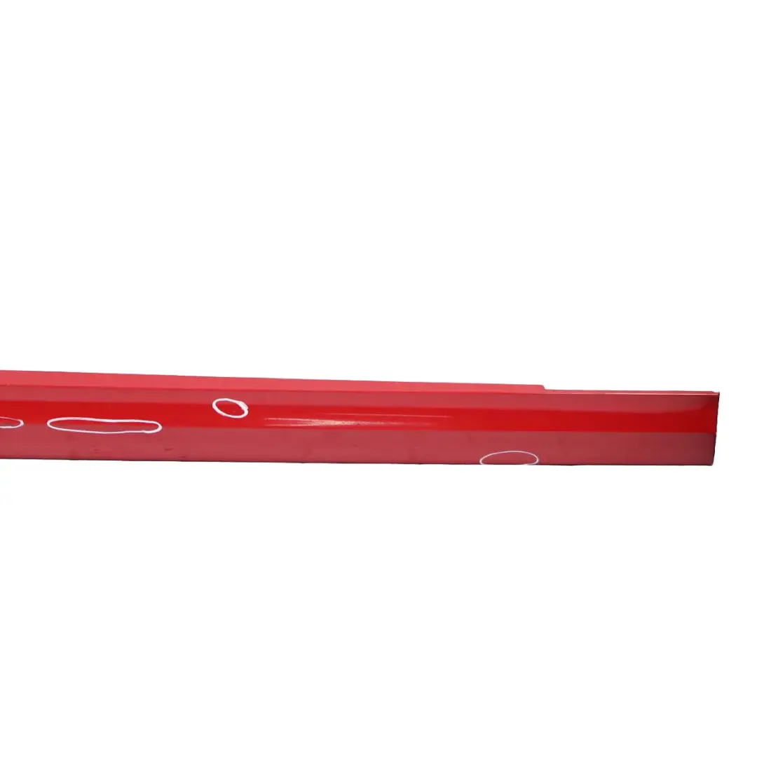 BMW 3 E90 E91 LCI Right O/S Sill Strip Side Skirt Karmesinrot Crimson Red - A61