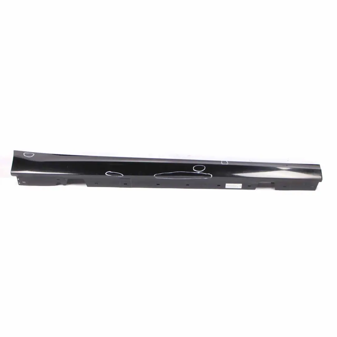 BMW 3 Series E90 E91 LCI 1 Sill Strip Side Skirt Right O/S Schwarz 2 Black