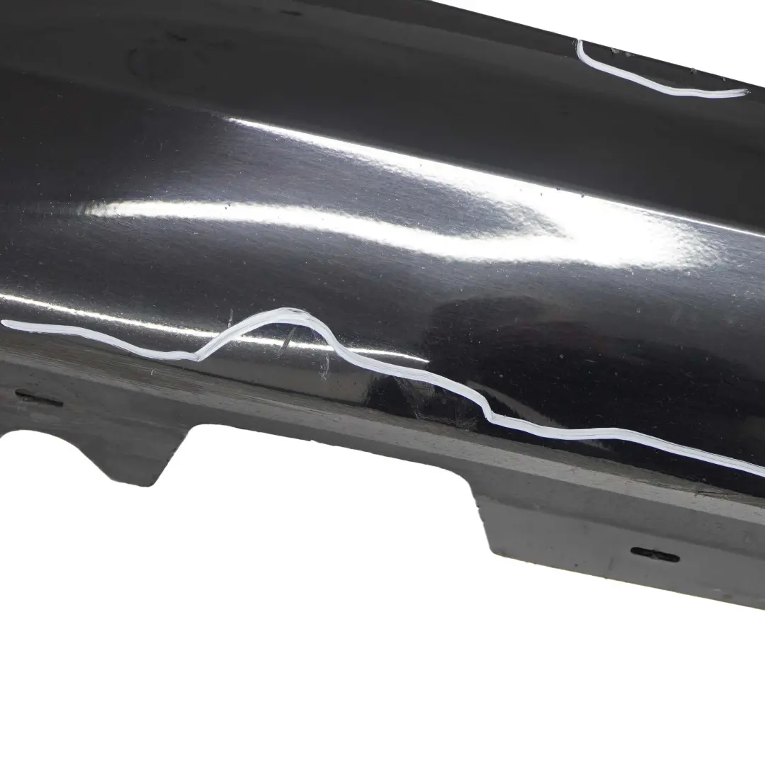 BMW 3 E90 LCI Side Skirt Sill Strip Trim Right O/S E91 Schwarz 2 Black - 668