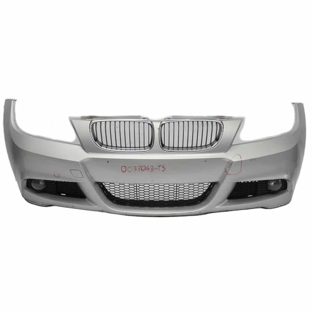 Front Bumper BMW E90 E91 LCI M Sport Complete Trim Panel Titan Silver - 354