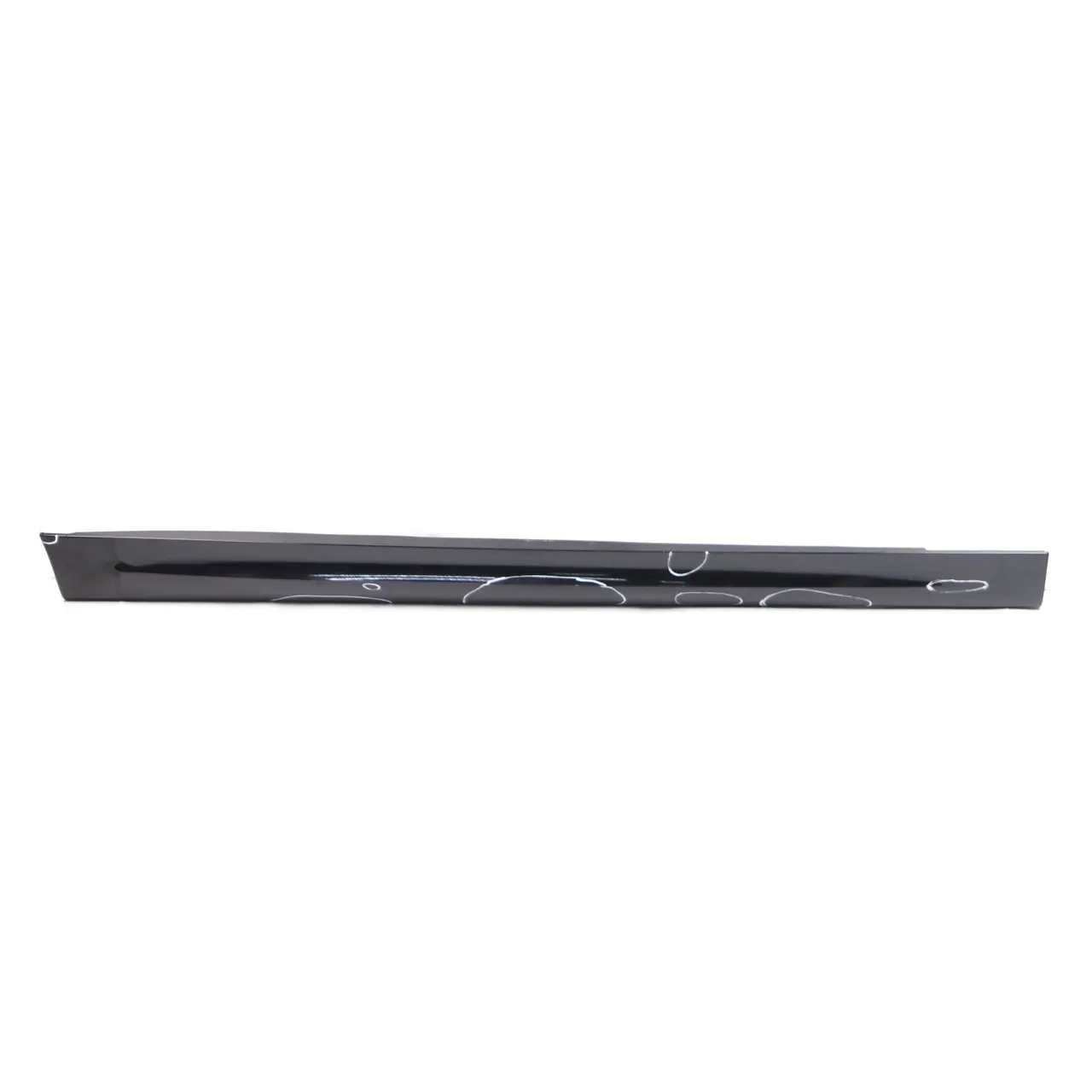 BMW E90 E91 LCI M Sport Sill Strip Side Skirt Right O/S Black Sapphire - 475