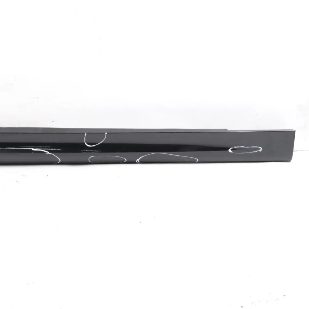 BMW E90 E91 LCI M Sport Sill Strip Side Skirt Right O/S Black Sapphire - 475