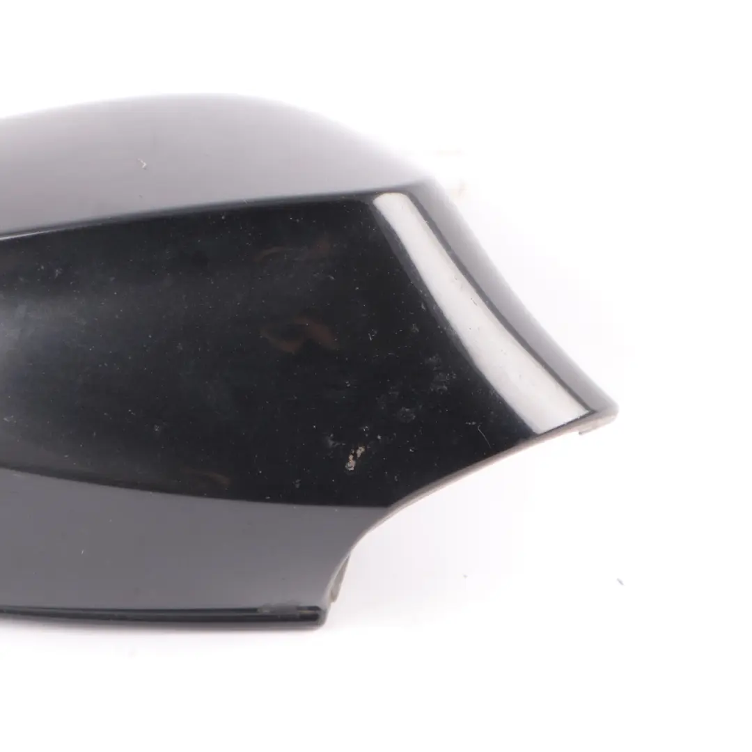 Wing Mirror Cover BMW E81 E87 LCI Right O/S Covering Casing Black Sapphire - 475