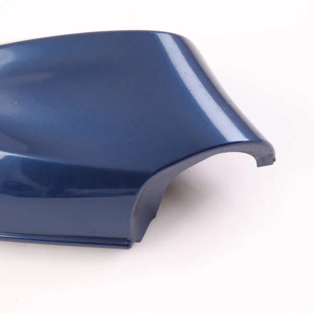 Cover Wing Mirror BMW E81 E87 LCI Right O/S Casing Le Mans Blau Blue 381 0038344