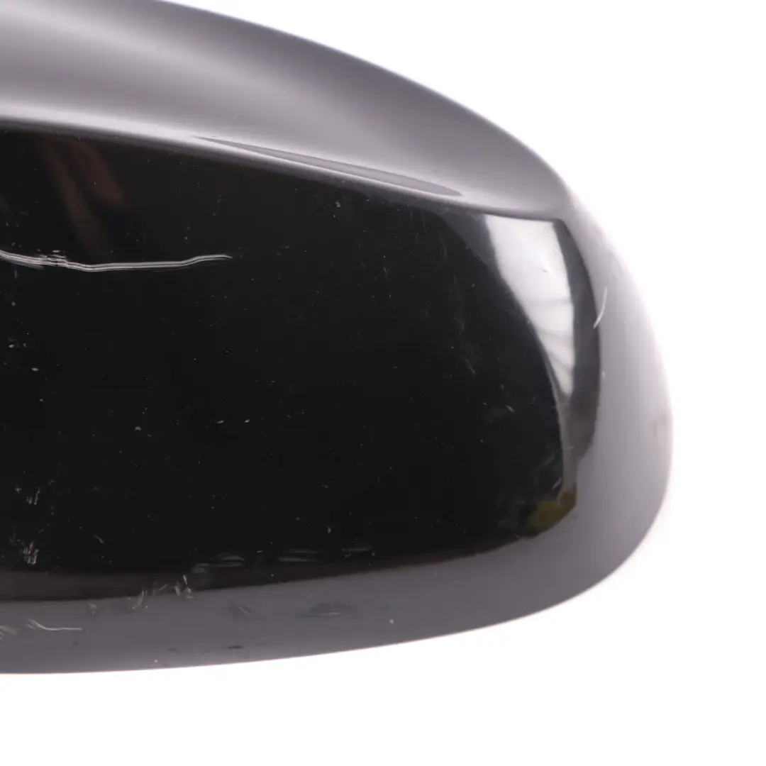 Cover Wing Mirror BMW E81 E87 LCI 1 Right O/S Casing Cap Schwarz 2 Black 668