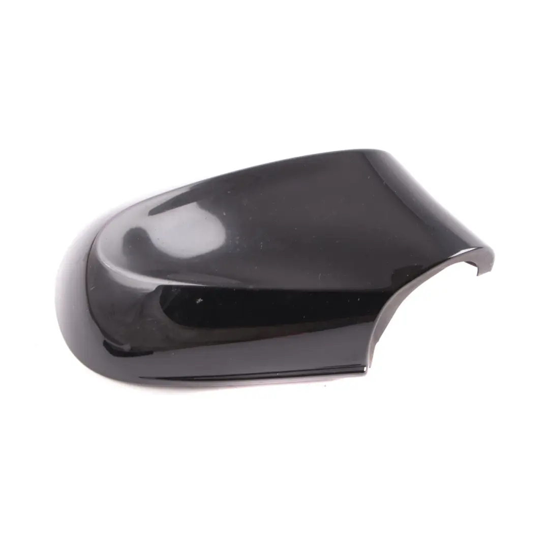 Cover Wing Mirror BMW E81 E87 LCI 1 Right O/S Casing Cap Schwarz 2 Black 668