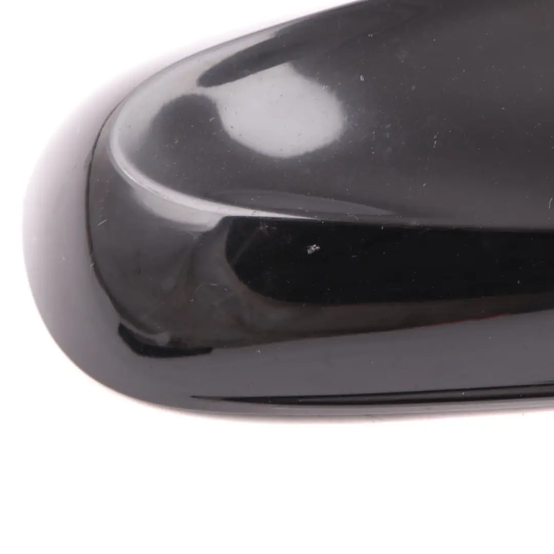 Cover Wing Mirror BMW E81 E87 LCI 1 Right O/S Casing Cap Schwarz 2 Black 668