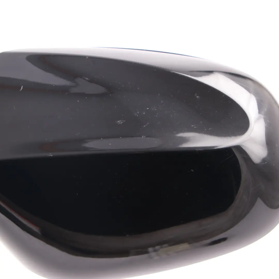 Cover Wing Mirror BMW E81 E87 LCI Right O/S Casing Cap Panel Schwarz 2 Black 668