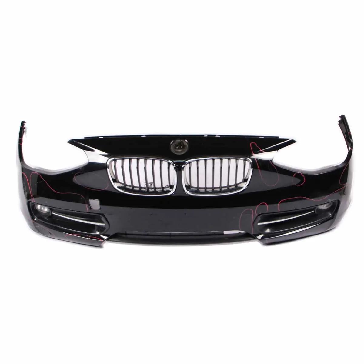 BMW F20 F21 Bumper Front Complete Trim Panel Covering Schwarz 2 Black - 668