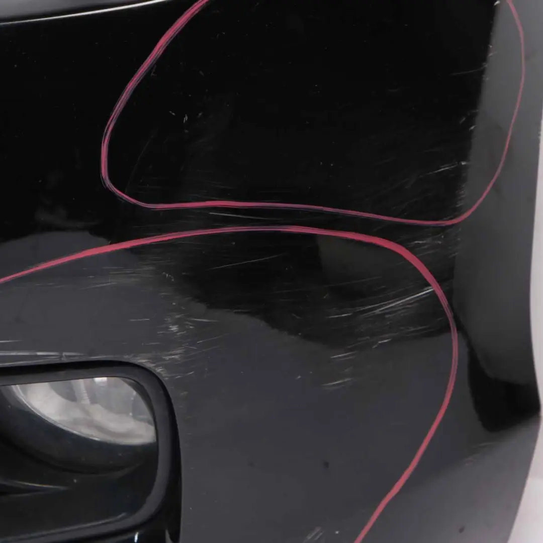 BMW F20 F21 Bumper Front Complete Trim Panel Covering Schwarz 2 Black - 668