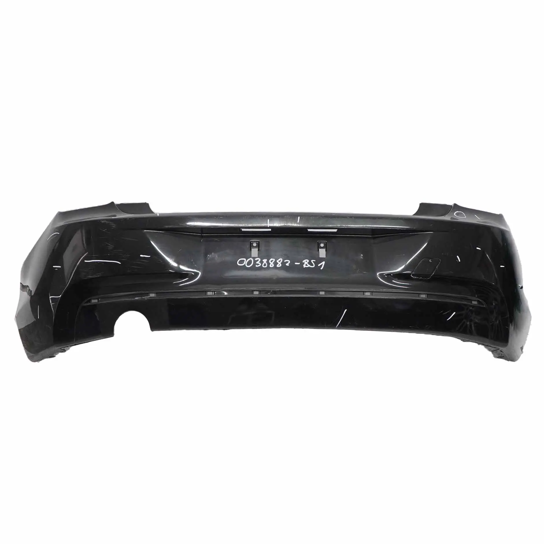 BMW F20 F21 Rear Bumper Trim Panel Black Sapphire Metallic - 475