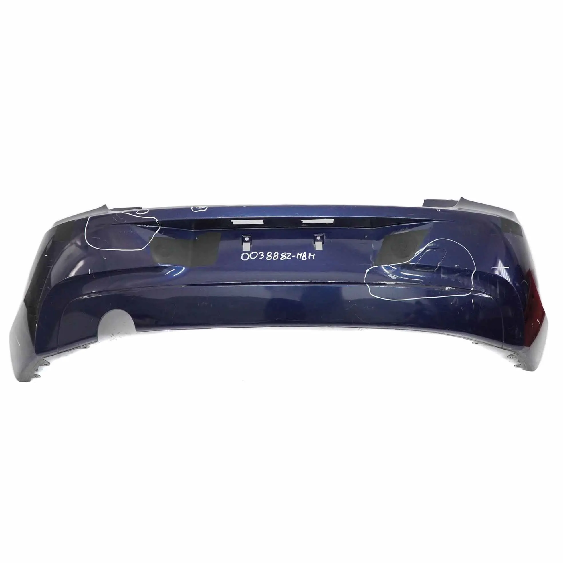 Bumper Rear BMW F20 F21 Complete Trim Panel Midnight Blue Metallic - B38