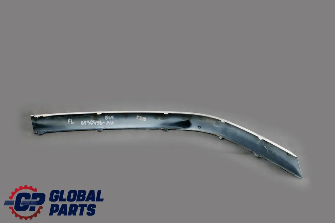 BMW 7 Series E65 E66 Front Bumper Guard Trim Strip Left N/S Alpinweiss 8223233