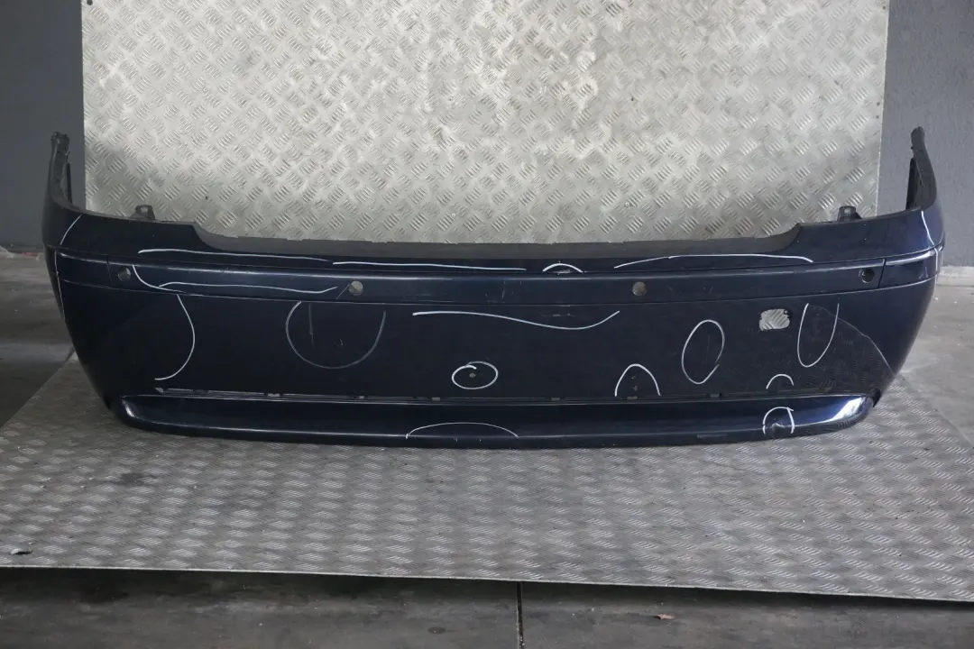 BMW 7 Series E65 E66 Rear Bumper Panel Orient Blue Orientblau Metallic - 317