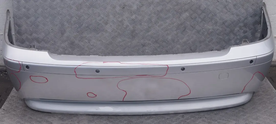 Bumper Panel Titansilber Titan Silber Silver BMW 7 Series E65 E66 E67 Rear - SKU 0136743-TS - Part number 0136743-TS