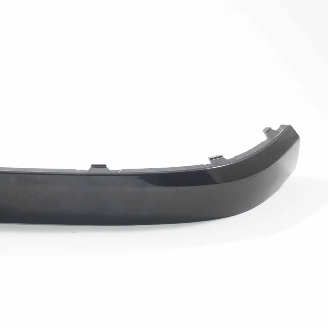 BMW E65 Bumper Guard Strip Rear Left N/S Moulding Black Sapphire - 475 7135605