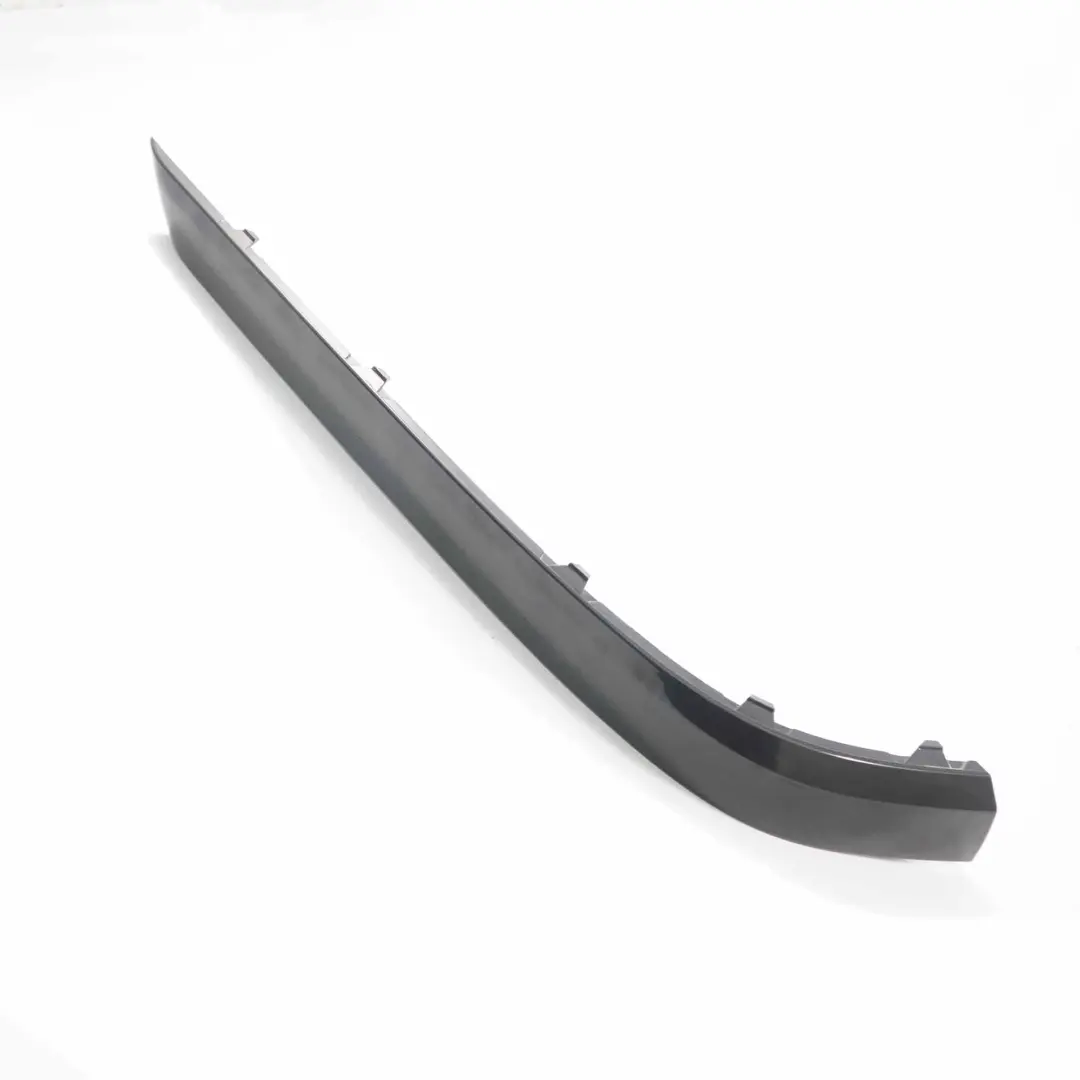 BMW E65 Bumper Guard Strip Rear Left N/S Moulding Black Sapphire - 475 7135605