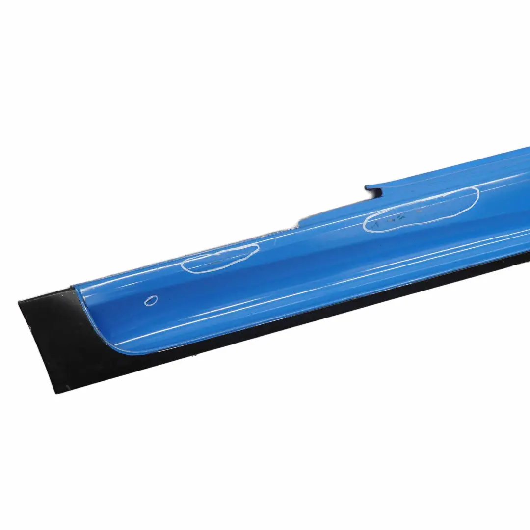 Mini R50 R53 Side Skirt Right O/S JCW Door Sill Trim Panel Cover Blue Painted