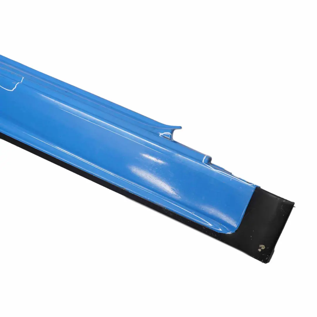 Mini R50 R53 Side Skirt Right O/S JCW Door Sill Trim Panel Cover Blue Painted