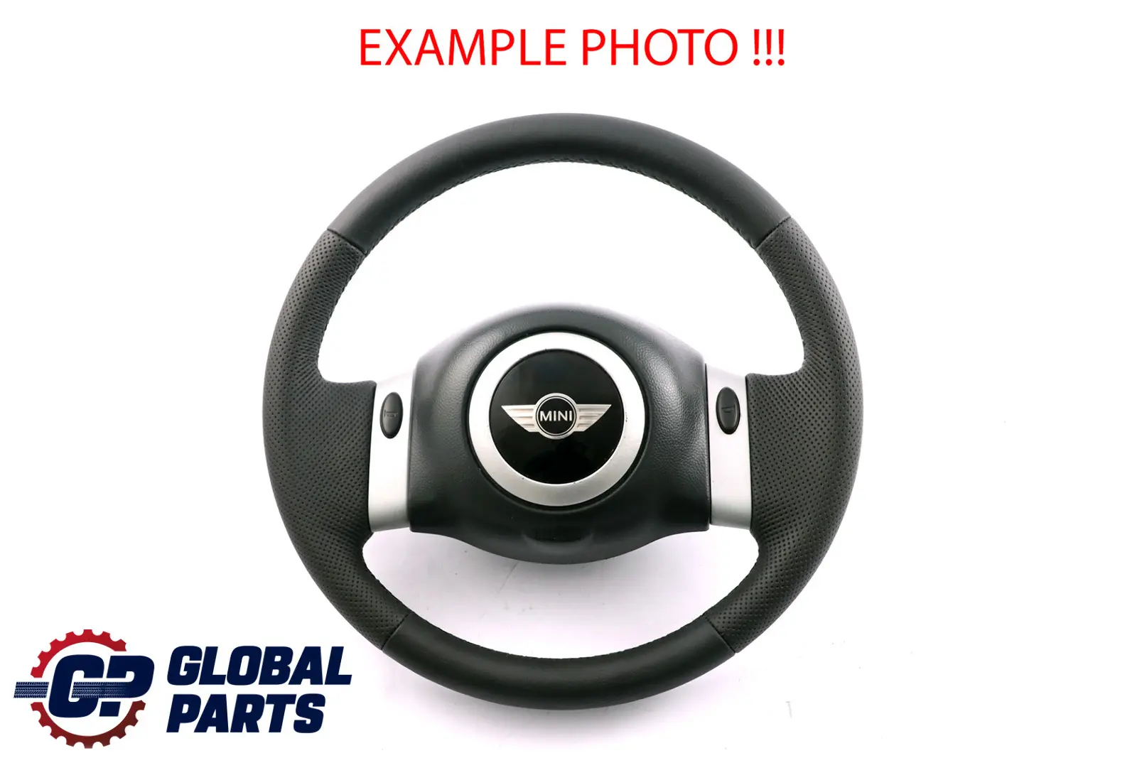 Mini Cooper One R50 R52 R53 NOUVEAU Volant cuir noir 2 branches