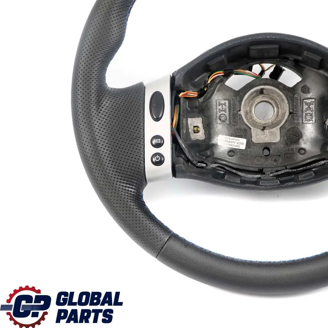 Mini Cooper One R50 R53 NEW Black Leather Sport Steering Wheel Multifunction