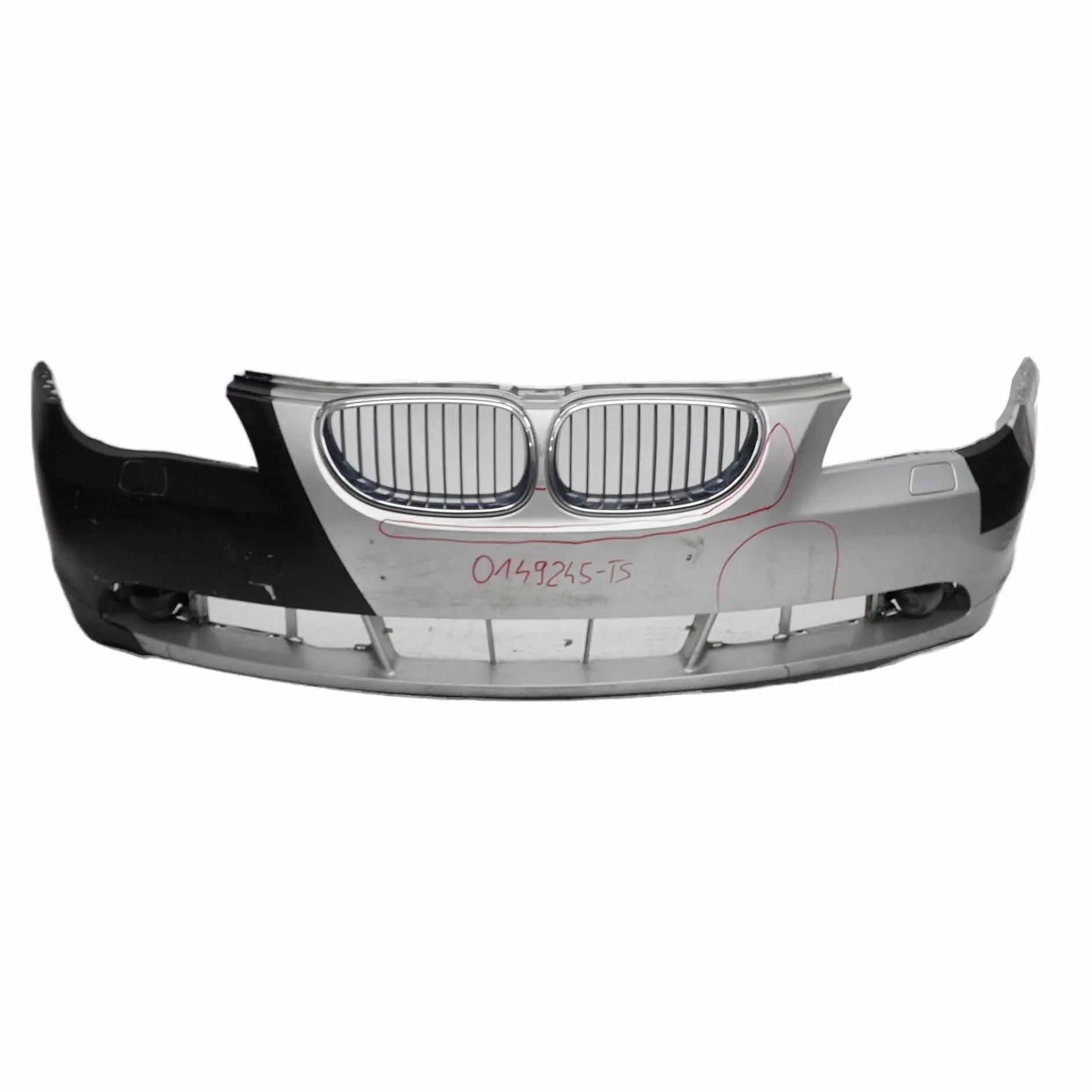 BMW E60 E61 Front Bumper Trim Panel Titansilber Titan Silver Metallic - 354