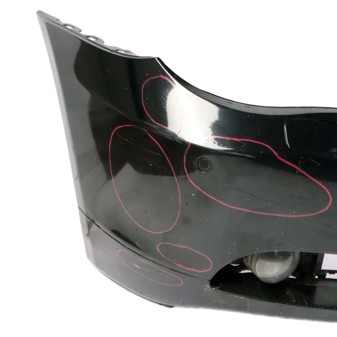 Front Bumper BMW E60 E61 Trim Panel Cover Black Sapphire Metallic - 475