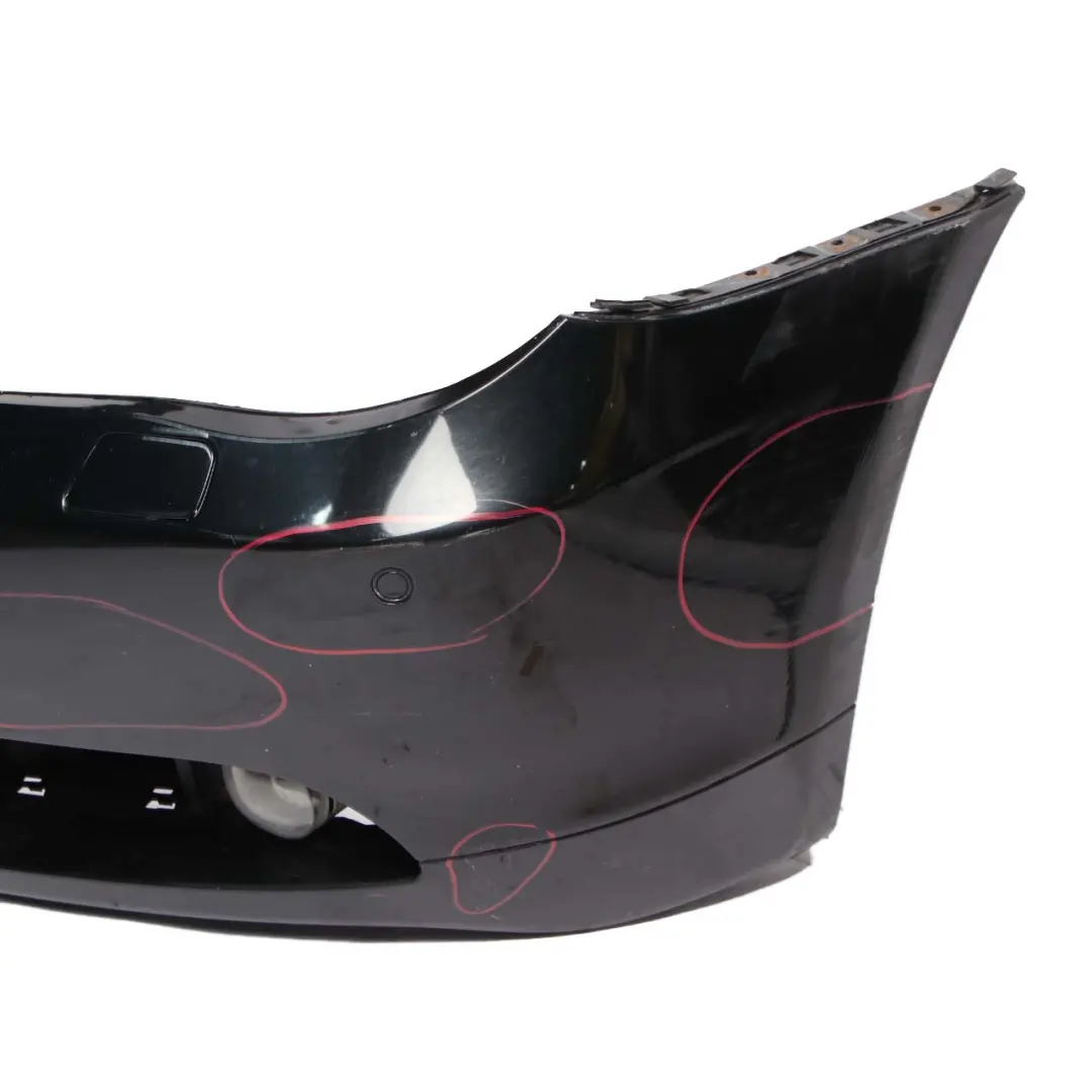 Front Bumper BMW E60 E61 Trim Panel Cover Black Sapphire Metallic - 475